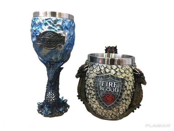 Подарочный Набор Кружка Чашка Бокал 3D Игра Престолов Game Of Thrones Fire and Blood... | Зображення 2