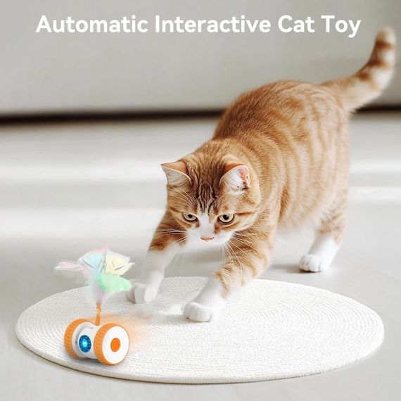 Бадмінтон - мишка,іграшка для тварин USB Cat teaser AND XL-1233 | Зображення 3