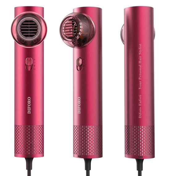 Професійний стайлер для волосся 5в1 Матовий Червоний XPRO у шкіряному кейсі (46404-_596) | Зображення 8