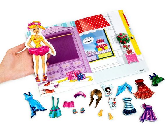 Магнітна гра-одягалка "Блондинка" VT 3204-30 Vladi Toys, в пакеті (4820234760312) | Зображення 1