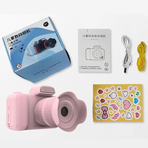 Дитяча фотокамера D31 Digital Camera Pink | Зображення 2