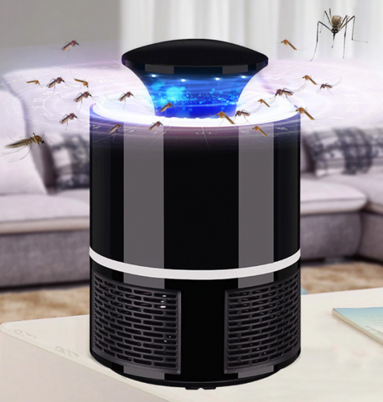 Лампа ловушка для комаров уничтожитель насекомых 5 Вт USB Mosquito Killer Lamp черная | Зображення 2