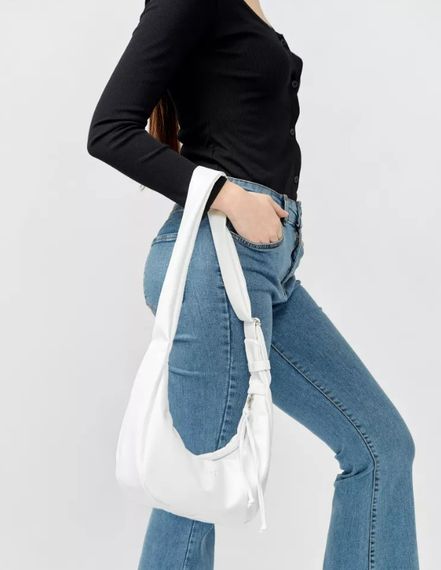 Сумка жіноча Sambag HOBO S белый 30 х 13 х 8 см (53100008) | Зображення 2