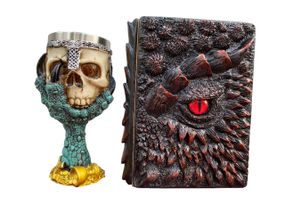 Подарунковий набір Келих 3D Лапа Дракона та Блокнот 3D «Око Пламінного Дракона»