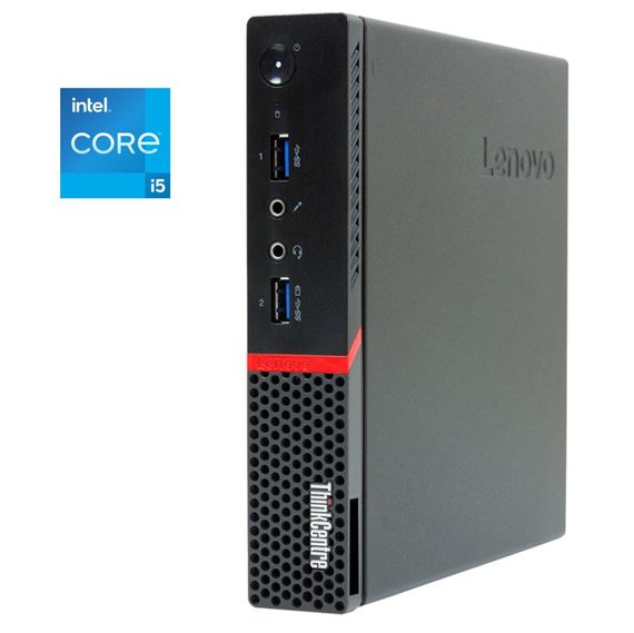 Неттоп Lenovo ThinkCentre M700q USFF / Intel Core i5-12500T (6 (12) ядер по 2.2 - 4.4 GHz) / 8 GB DDR4 / 256 GB SSD / Intel UHD Graphics 770 б/у