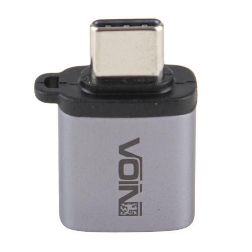 Адаптер OTG VOIN USB 3.0 в Type C Grey | Зображення 2