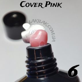 Полігель Designer №6 Cover Pink (у тюбику) 30мл