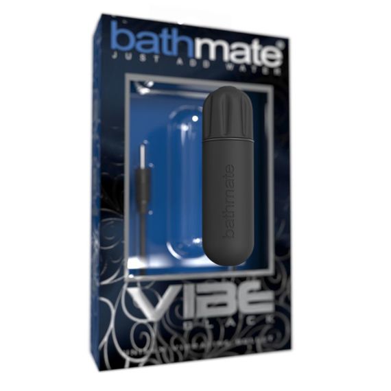 Вібропуля Bathmate Vibe Bullet Black, глибока потужна вібрація | Зображення 1