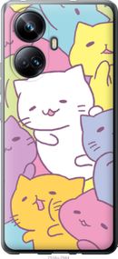 Чехол на Realme 10 Pro Plus Котики "2534u-2944-17620"