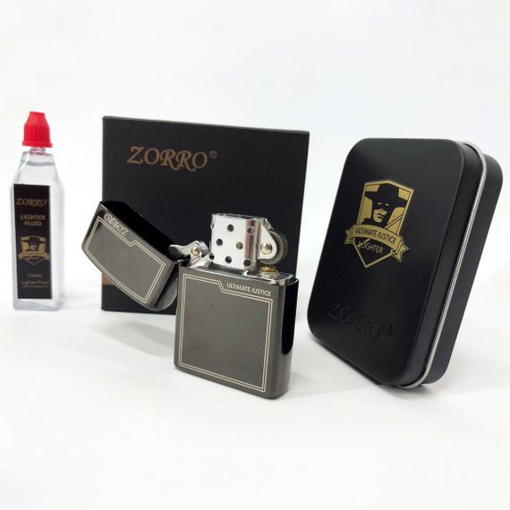 Вітрозахисна запальничка Zorro HL-300, Запальнички подарунки для чоловіків, UP-369 Запальничка бензин | Зображення 3
