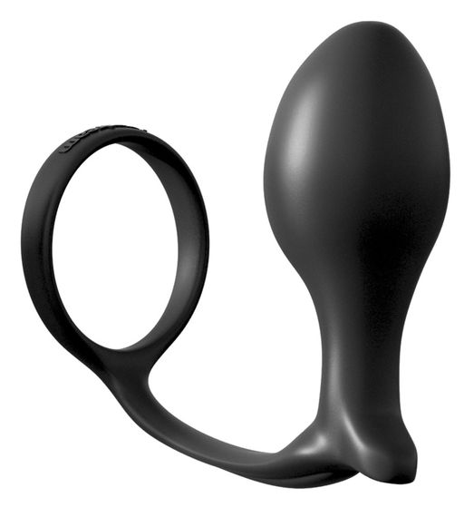 Анальна пробка з ерекційним кільцем - AFC Ass-Gasm CockRing Advanced Plug | Зображення 2