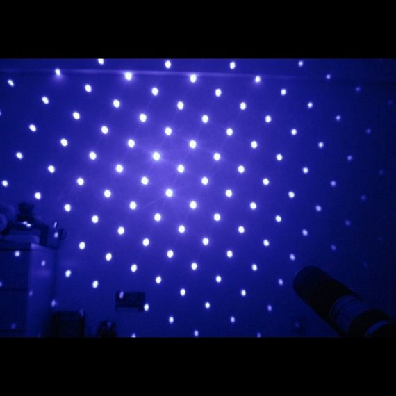 Лазерна указка (лазерний вказівник) 10000МВт синя з насадками Laser Blue YXB 008 | Зображення 6