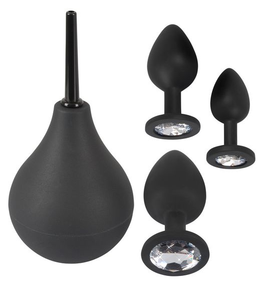 Набір анальних пробок - Black Velvets Anal Kit Sex Aura | Зображення 1