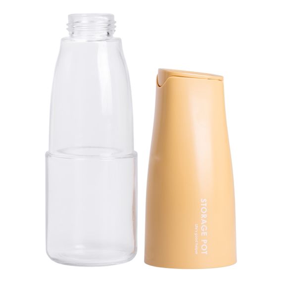 Пляшка для соняшникової олії з гравітаційною кришкою 500 мл пляшка для олії з дозатором Жовтий HP-34-9Y | Зображення 3