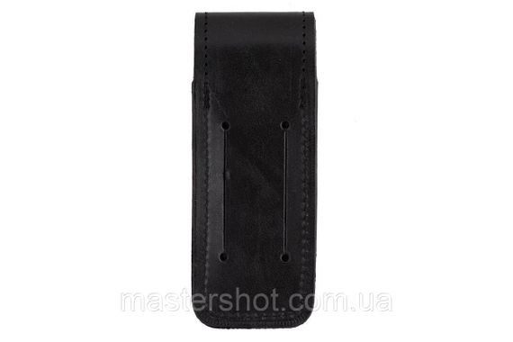 Подсумок чохол для магазину ПМ пістолет Макарова формований А кнопка шкіра чорний | Зображення 1