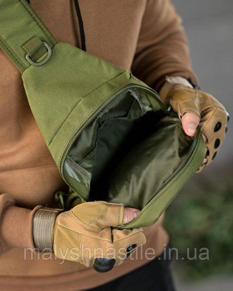 Нагрудна сумка jeroma олива ДЛ6246 | Зображення 2