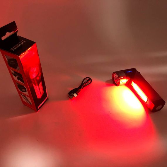 Світлодіодний ліхтарик Акумуляторний ліхтар Police, Ручний ліхтар cob, Потужний універсальний ліхтарик SO-76 | Зображення 6