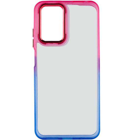 Чехол TPU+PC Fresh sip series для Realme C67 4G Синий / Розовый | Зображення 1