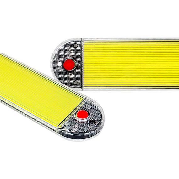 Ліхтар LED для освітлення салону з вимикачем 12В-24В 264х62х13 мм COB-діоди 108 шт | Зображення 2