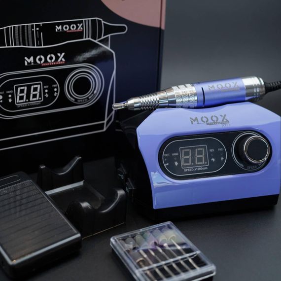 Фрезер Moox X777 50тис. об/хв, 70W фіолетовий (для манікюру і педикюру) | Зображення 5