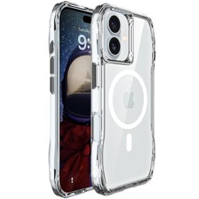 Чехол TPU Space Octagon with MagSafe для Apple iPhone 16 (6.1") Clear