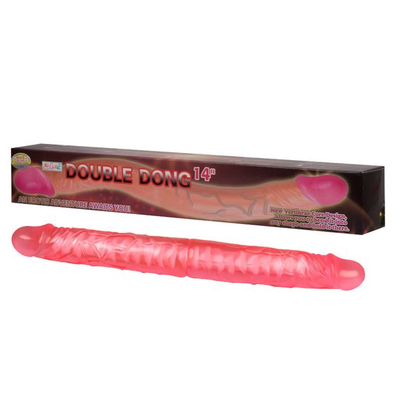 Двухсторонний фаллоимитатор - Double Dong Pink, 14" sexstyle