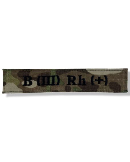 Нашивка група крові (В(III) Rh+) Мультикам