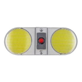 Ліхтар LED для освітлення салону з вимикачем 12В-80В 200х75х15 мм COB-діоди 96 шт