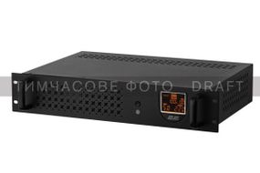 Джерело безперебійного живлення 2E  RE850, 850VA/480W, RM 2U, LCD, USB, 2xSchuko (2E-RE850)
