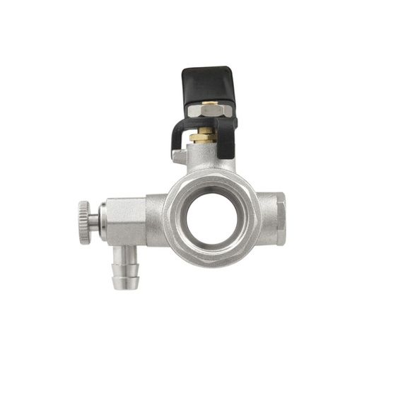 Кран кульовий з дренажем Raftec BLACK 1/2" ВВ DN15 (WDRH01) | Зображення 2