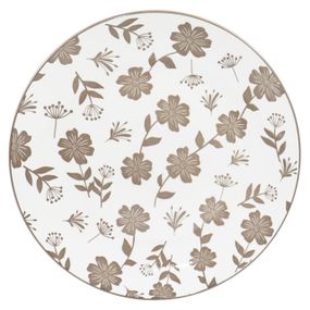 Тарілка обідня Ardesto Ravenna AR1327R 26.8 см бежева