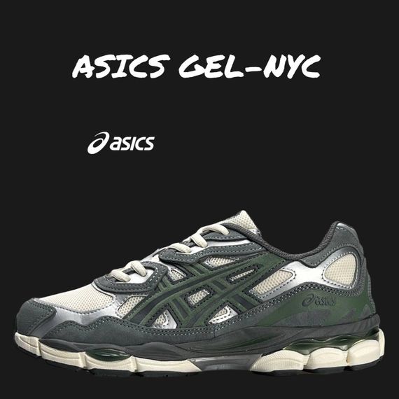 Мужские кроссовки  ASICS Gel-NYC Beige Grey Green весна / осень A3487 42 | Зображення 3