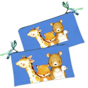 Косметичка женская Веселая компания 20х12 см (K_22DT013)