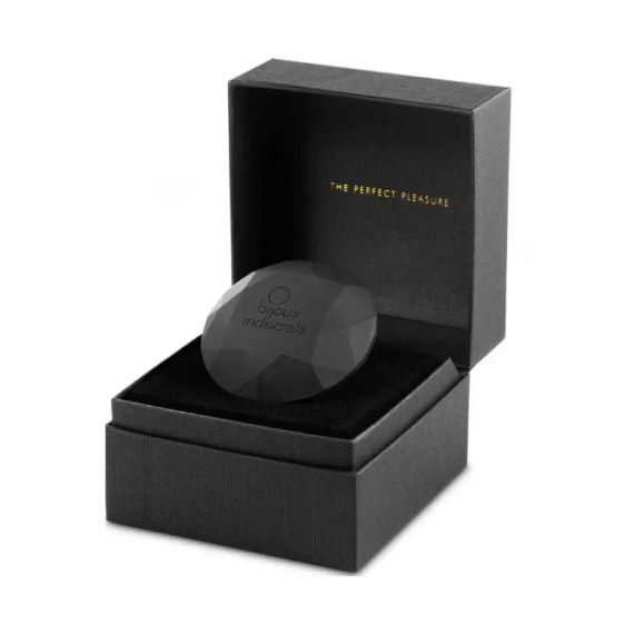 Вібратор для клітора Bijoux Indiscrets Diamond у формі діаманта, чорний, 6,5 см Sex Aura | Зображення 1