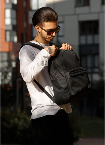 Чоловічий рюкзак Sambag ZARD LST чорний 46 х 28 х 13 см (25018065m) | Зображення 3