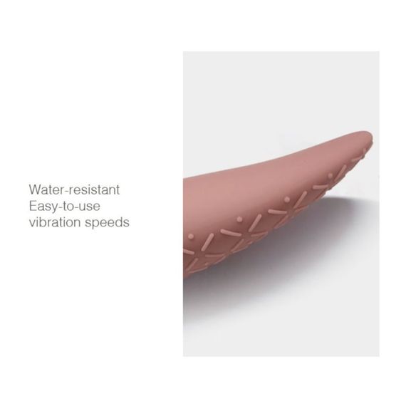 Вібратор-масажер з ефектом руху язика Sweet Em 0064F коричневий Sex Aura | Зображення 4