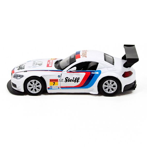 Машинка BMW Z4 Gt3 у білому кольорі. | Зображення 4