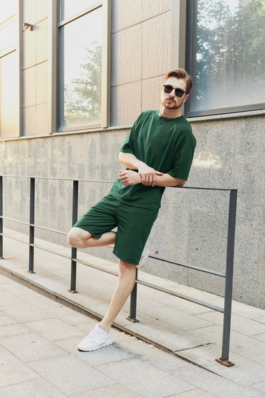 Комплект Оверсайз літо хакі S XL | Зображення 4