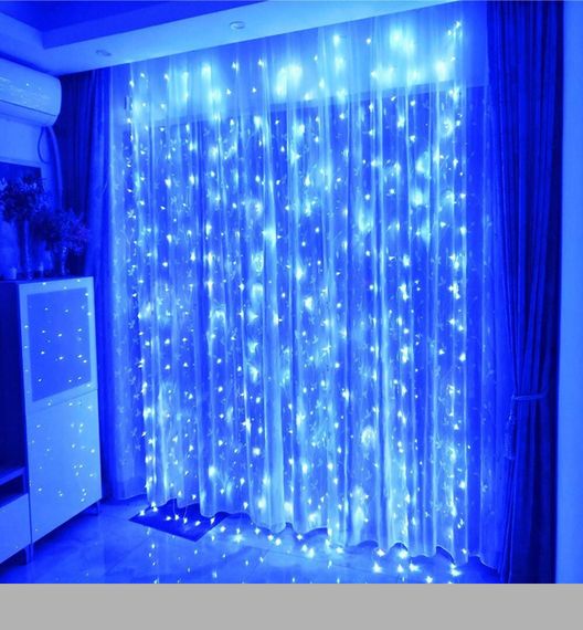 Гірлянда LED Водоспад XPRO 3м х 2м 320 синіх світлодіодів (47666-7603_347)