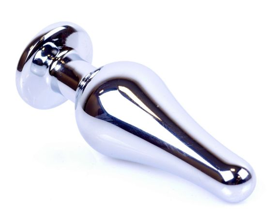 Анальний затор Boss Series - Jewellery Silver BUTT PLUG Purple, BS6400079 Sex Aura | Зображення 3