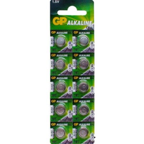 Батарейка GP ALKALINE Button Cell 1.5V 192-U10 лужна, AG3, LR41