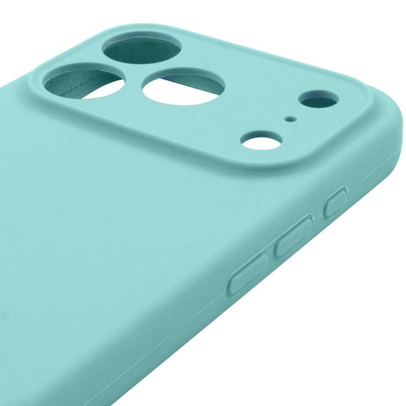 Чохол Silk Full Camera Protective (AA) NO LOGO для Apple iPhone 17 Pro (6.3") Бірюзовий / Marine Green | Зображення 2