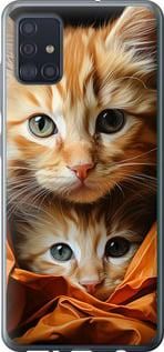 Чехол на Samsung Galaxy A51 2020 A515F Котики 2 из пластика FCh_008337