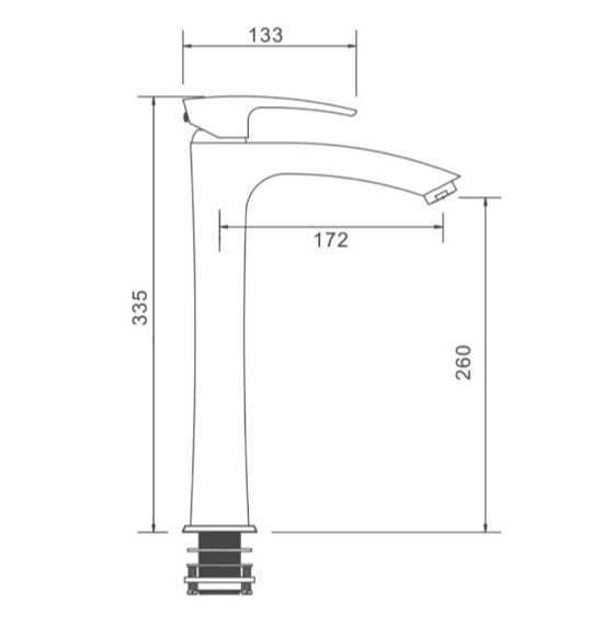 Змішувач для умивальника Gappo G1007-32 | Зображення 5