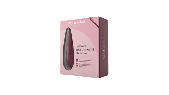 Вакуумний кліторальний стимулятор Womanizer Classic 2 - Bordeaux, 10 режимів, функція Afterglow | Зображення 7