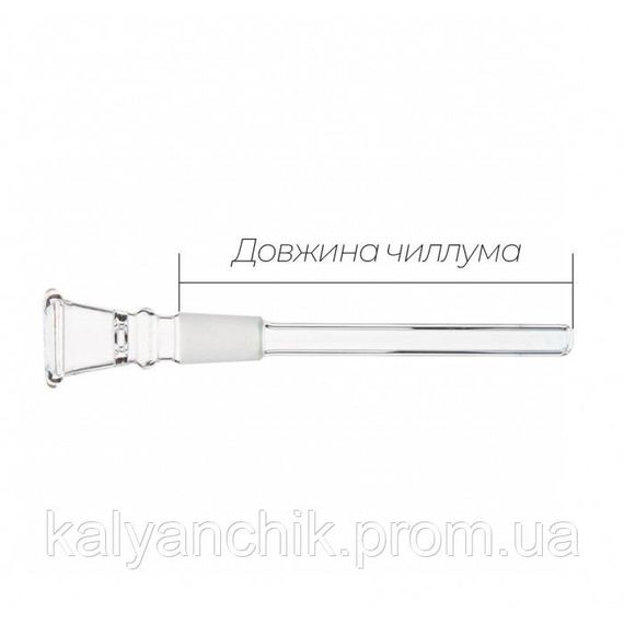 Диффузор-адаптер разрезной Grace Glass | Slitted Diffuser H:15cm SG:14.5mm | Зображення 2