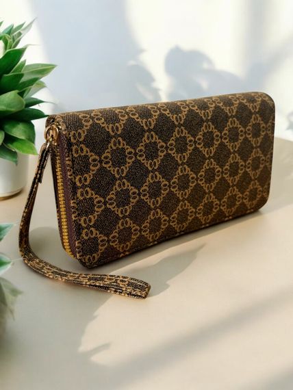 Жіночий клатч гаманець Primolux Fashion Wallet портмоне - Coffee | Зображення 5