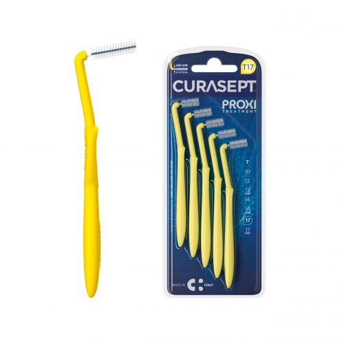 Йоржик міжзубний кутовий Curasept PROXI T17, жовтий, 5шт