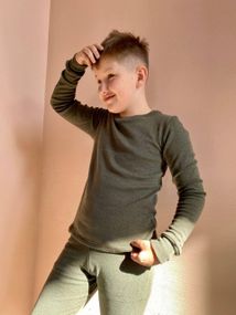Термобілизна Cotton дитяча зелена