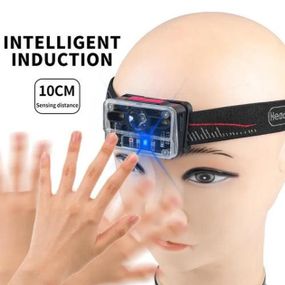 Ліхтар DS-577 налобний M-006-XPG+8SMD+4SMD(white+red+green+blue+UV)